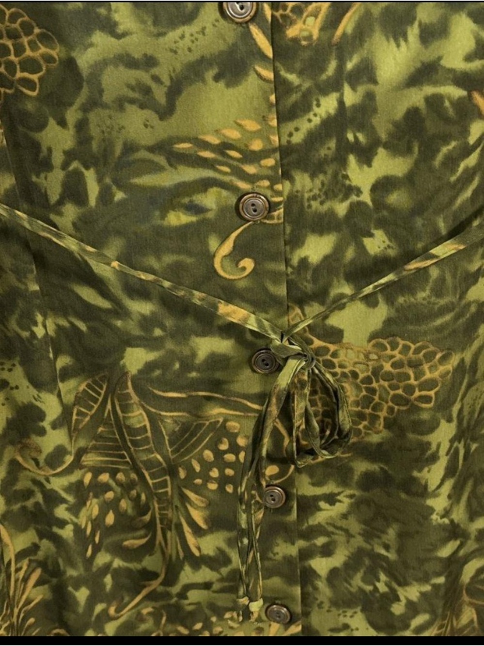 R&K Olive Green Dress and Short Sleeve Jacket Set - Picture 6 of 6